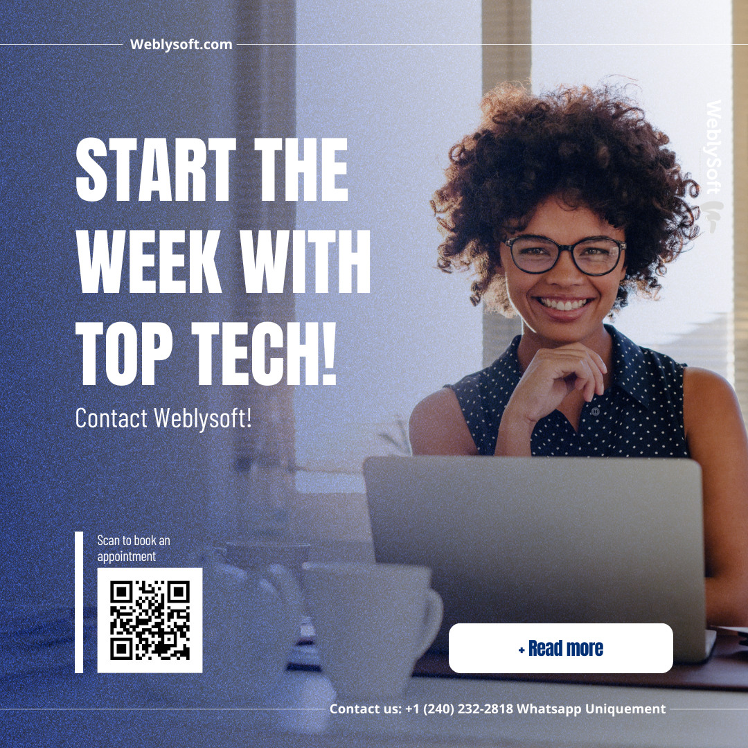 Start the Week with Top Tech: Empowering Female Entrepreneurs with Weblysoft