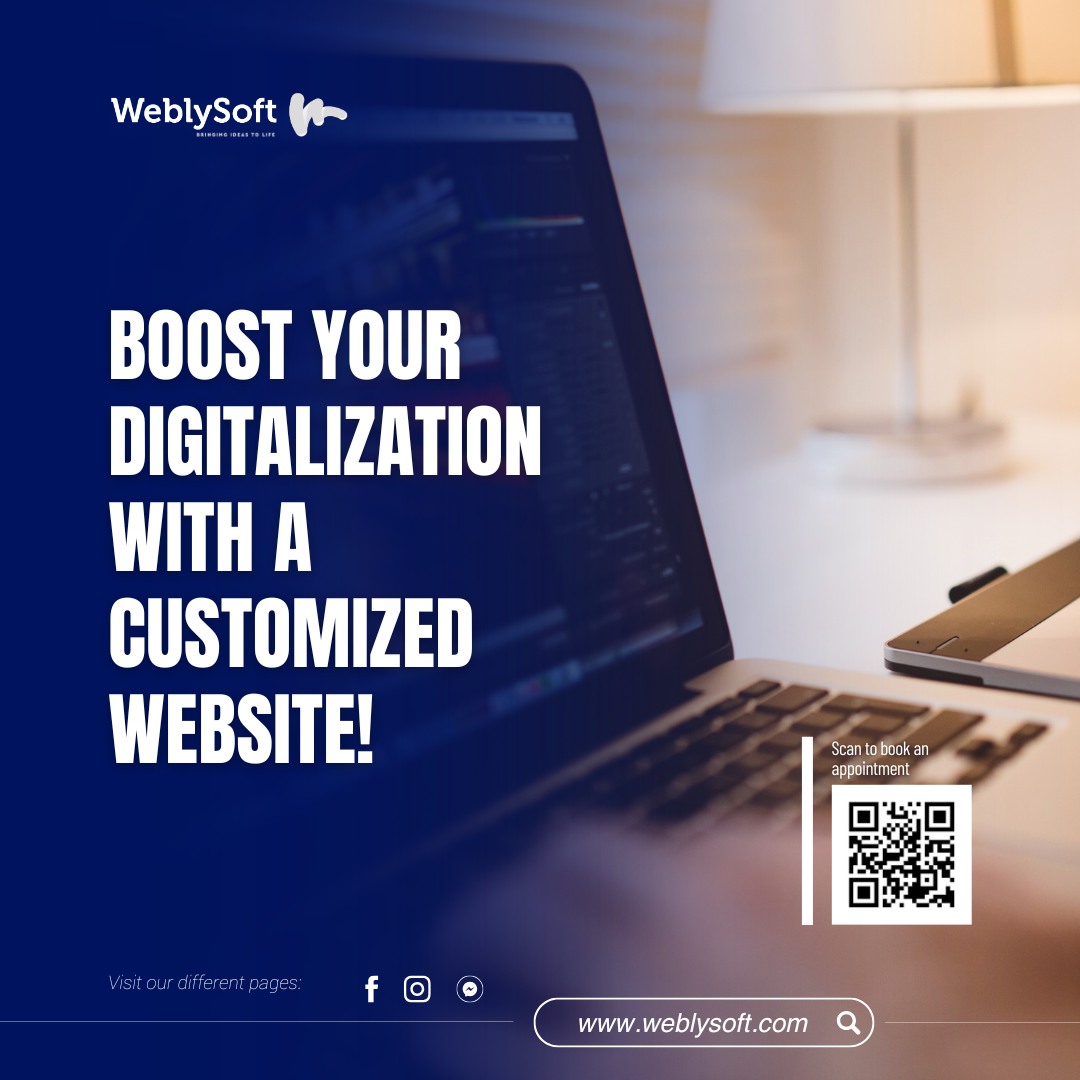 Boost Your Digital Presence with a Customized Website from Weblysoft