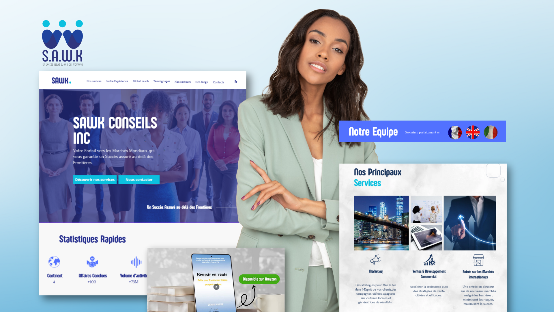 Sawk Conseils — Global Consulting Corporate Website